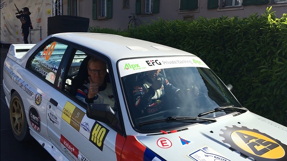 Le Finlandais Ari Vatanen était à nouveau au départ du Rallye du Chablais